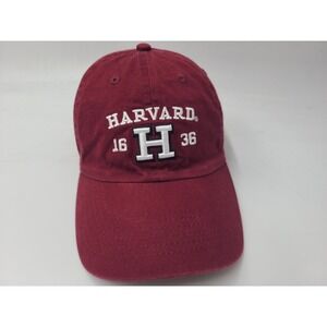 Harvard University Crimson Bay State Apparel Strapback Adjustable Hat Cap NCAA
